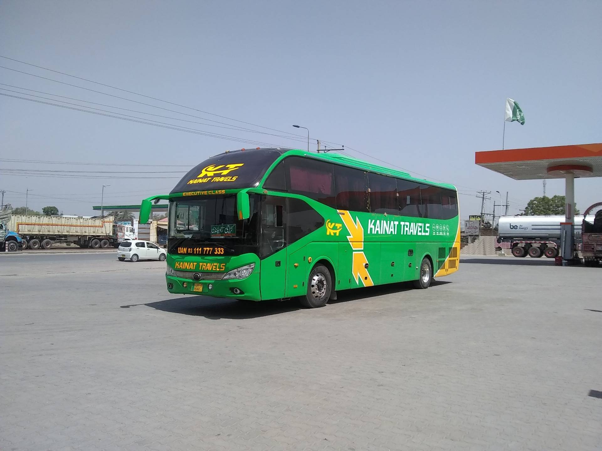 Travelling from Karachi to Rawalpindi by Bus