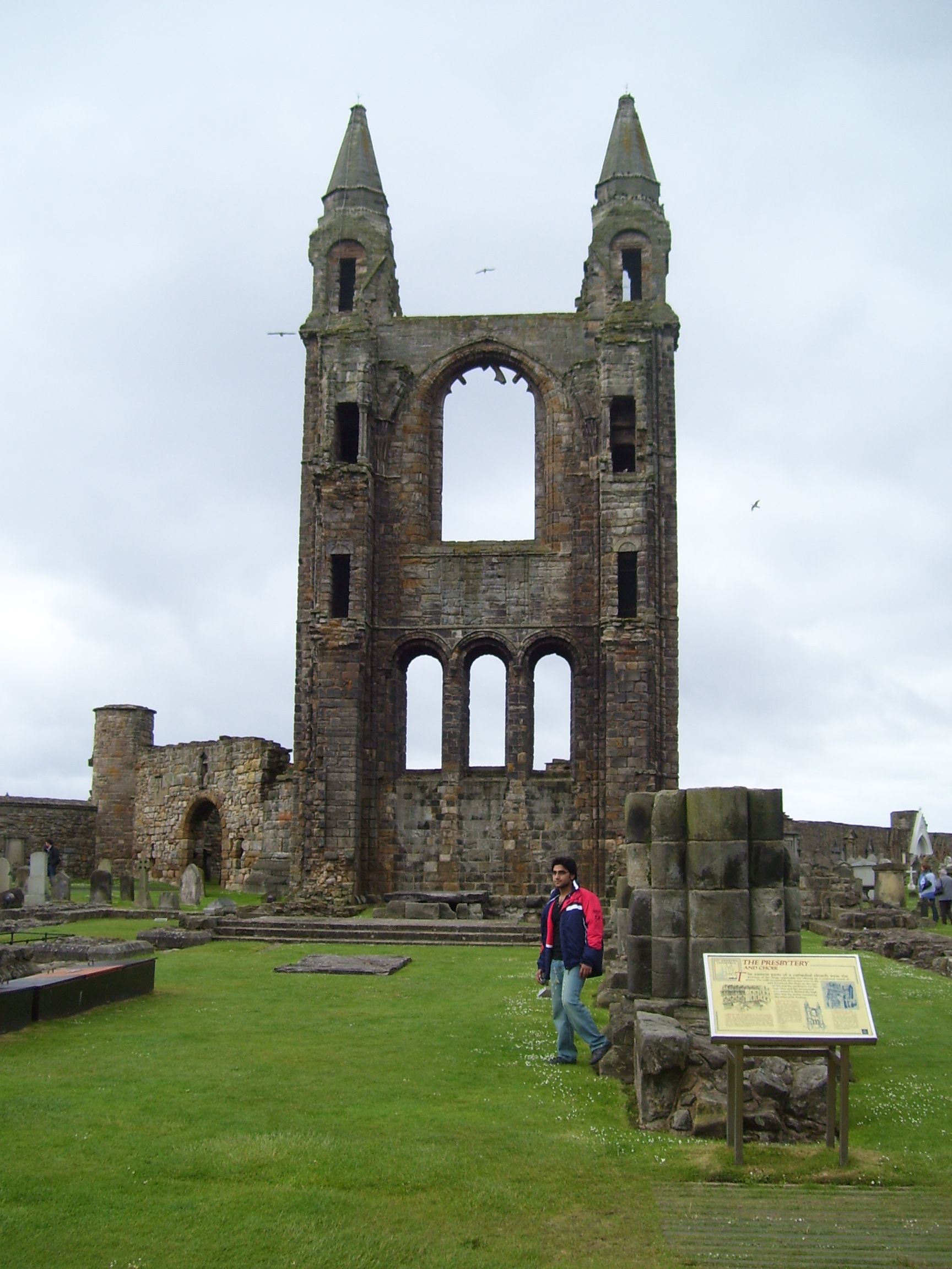 Visiting St Andrews Cathedral & Arbroath in 2009