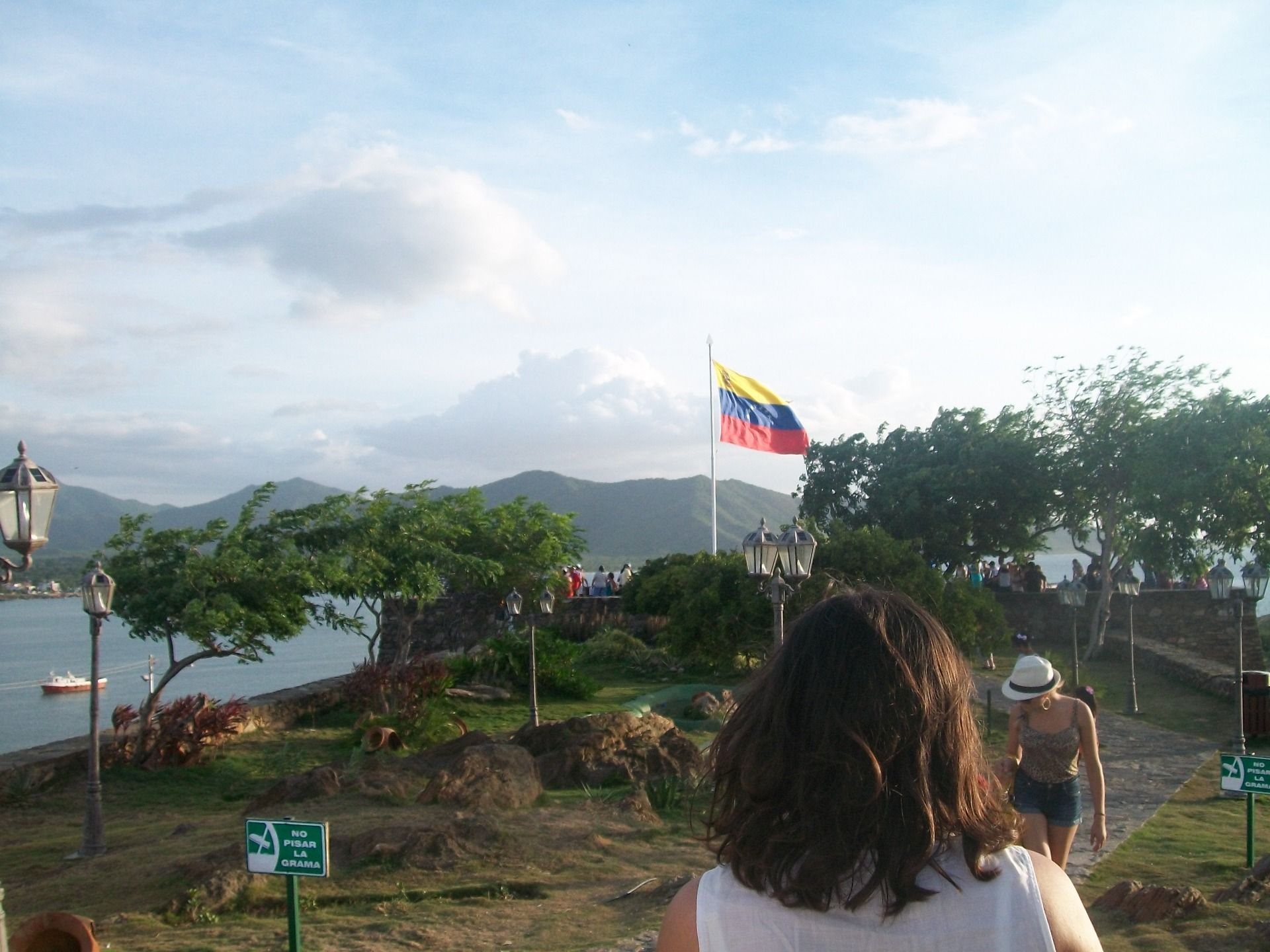 Castillo de San Carlos the Borromeo scenery from the top