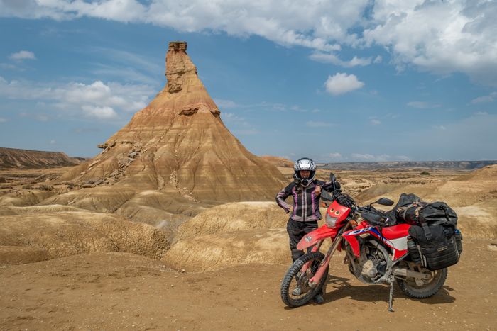 Rock formation in Las Bardenas Reales