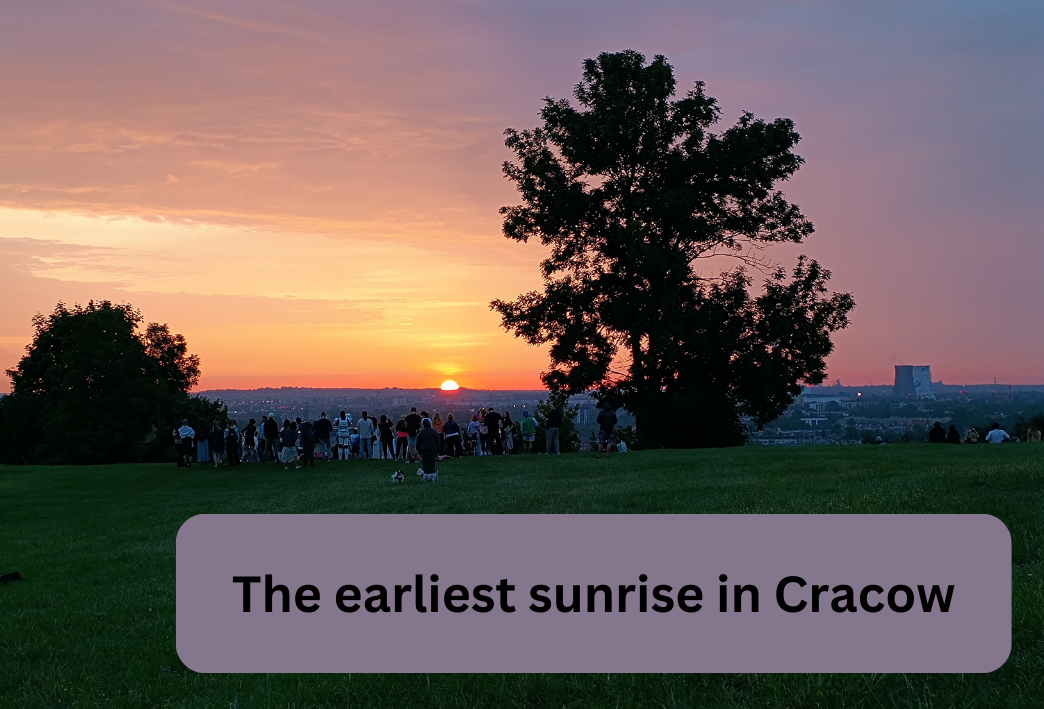 The earliest sunrise in Cracow in 2024 [PL/ENG]