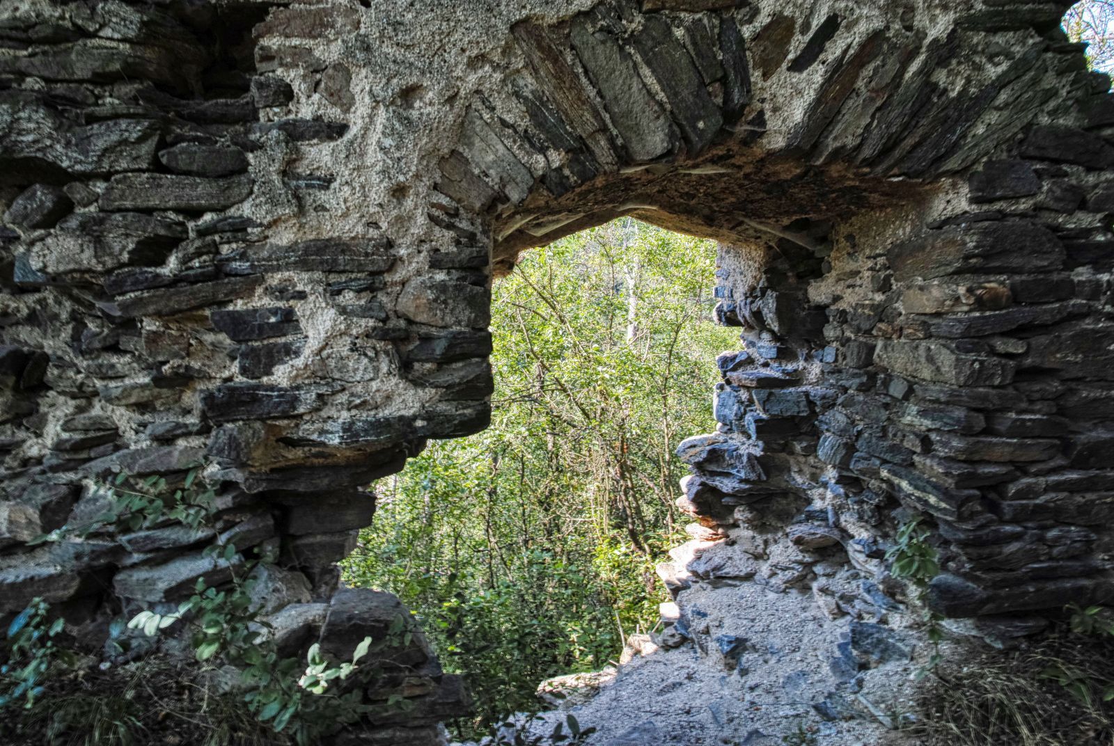 The ruins of Kamegg castle near Gars am Kamp