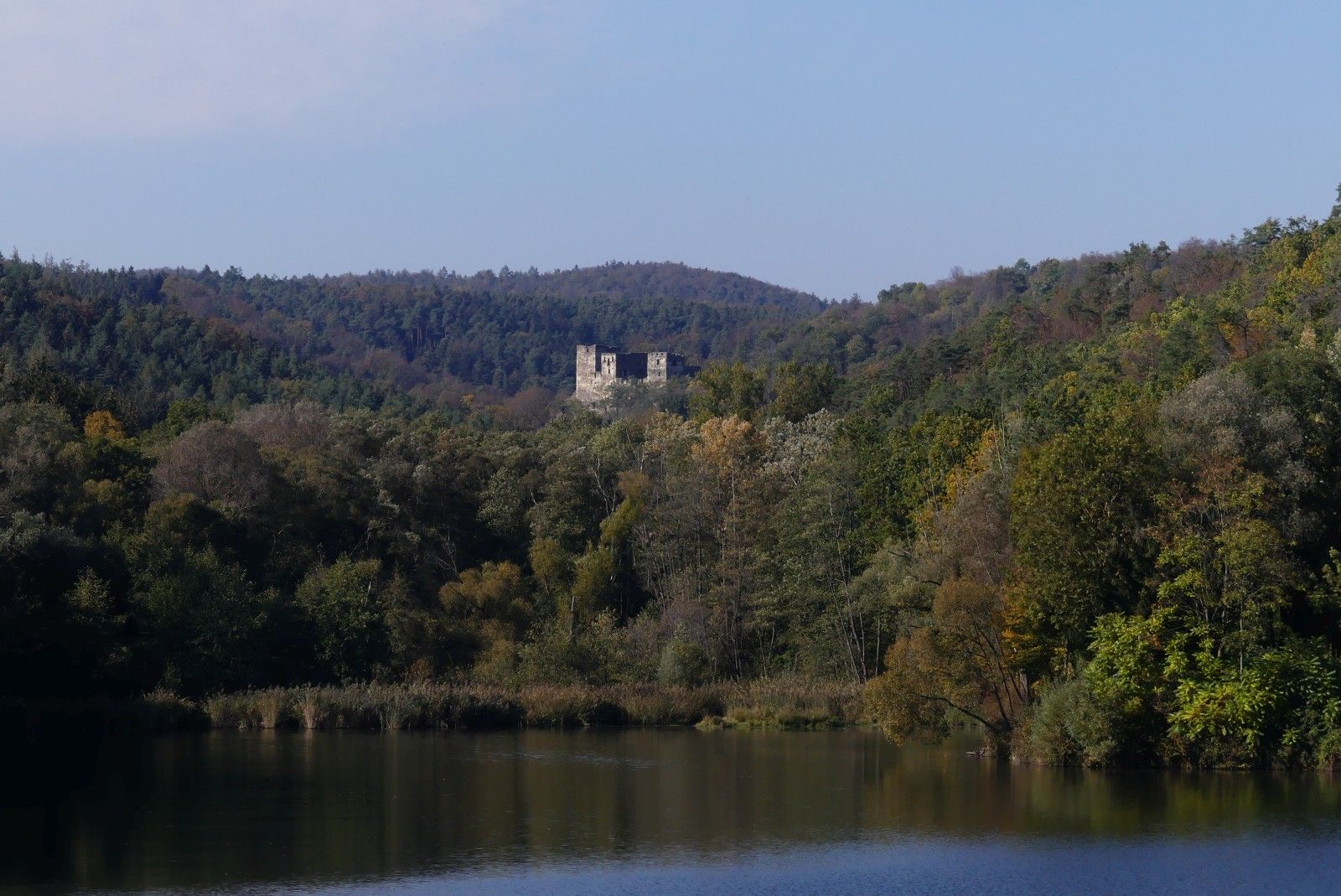The ruins of Kronsegg castle