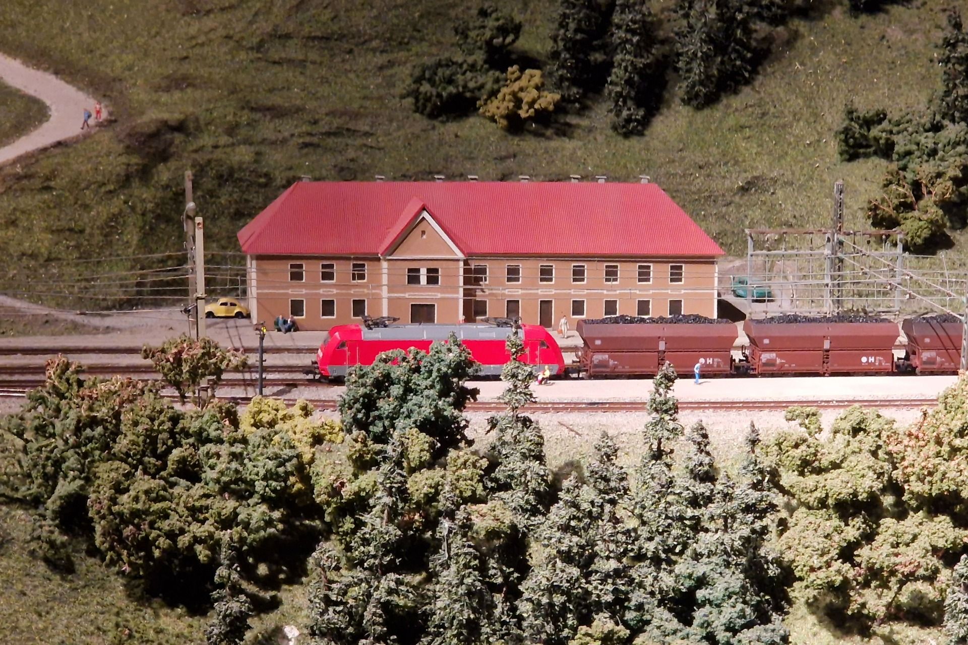 Railway station of Breitenstein