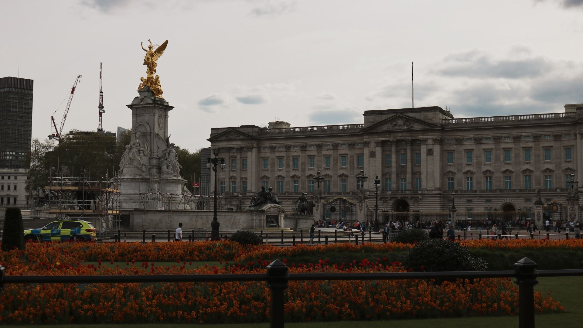 Another view from the Buckingham Palace