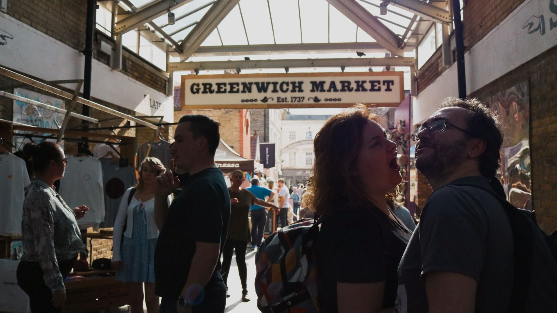 Tourists just enjoying the day
