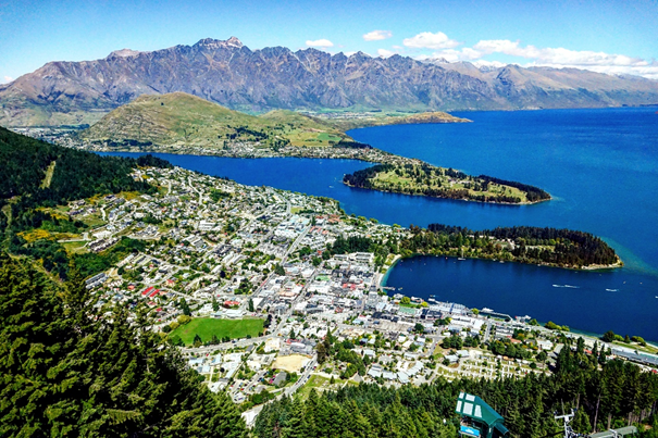 View on Queenstown