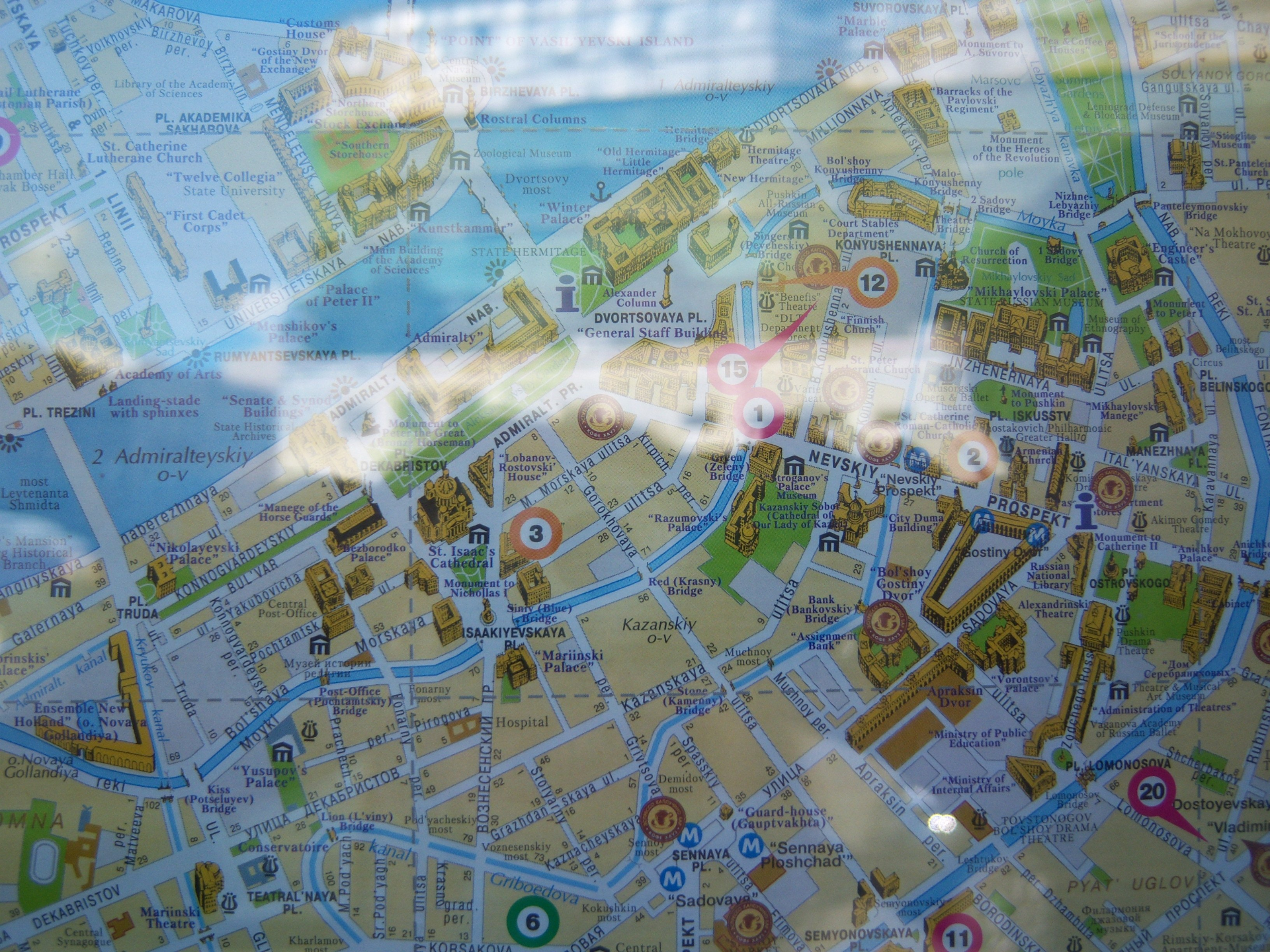 Map of St. Petersburg