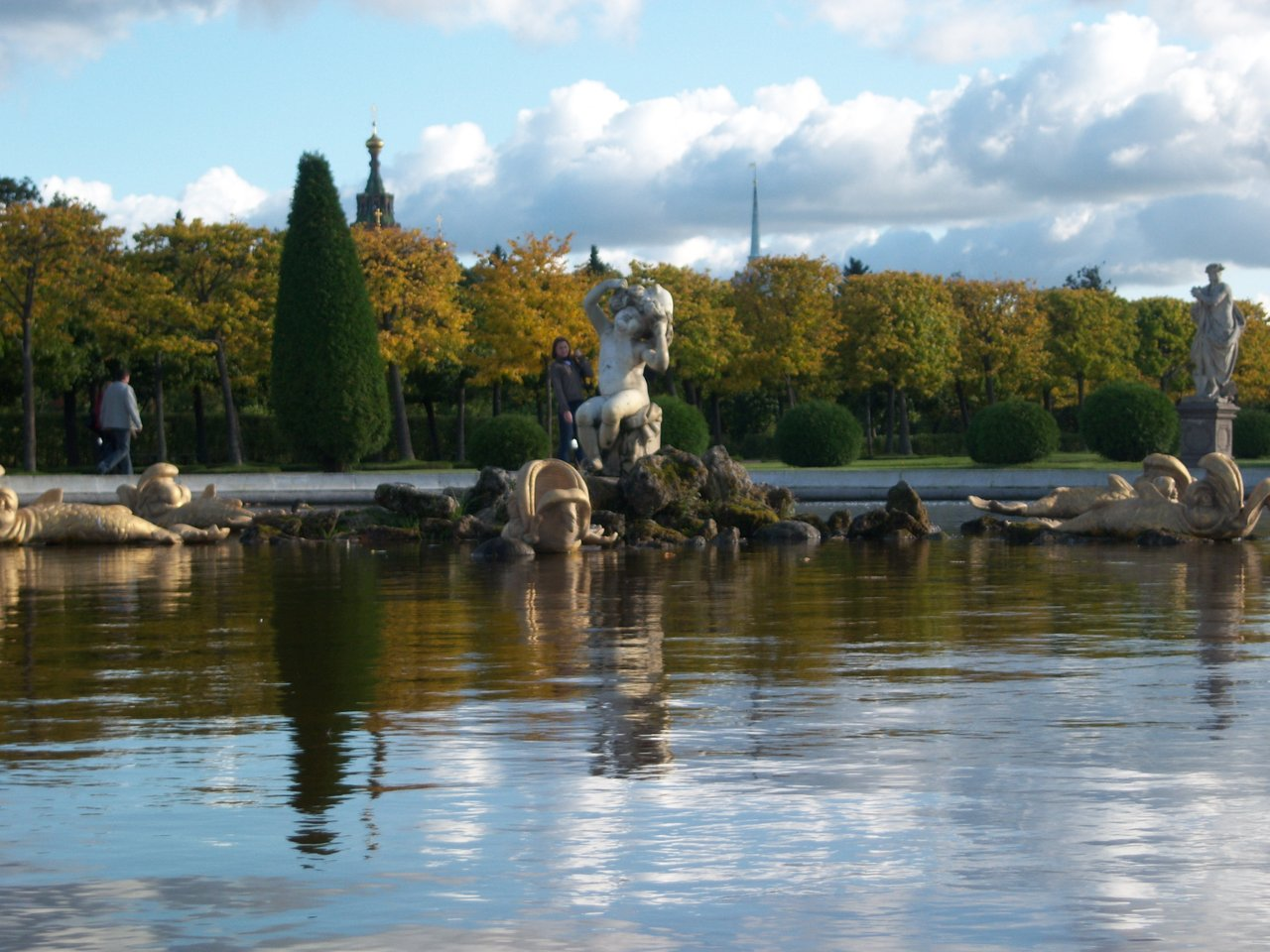 Without fountains it is still very beautiful