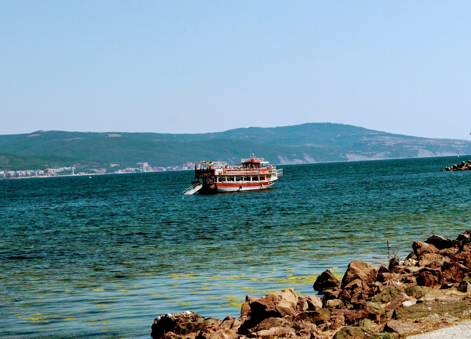 Ship in the sea