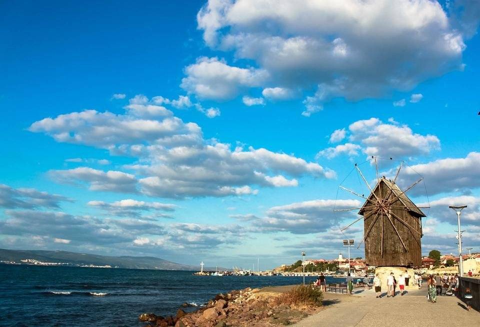 The old mill is a symbol of Nessebar