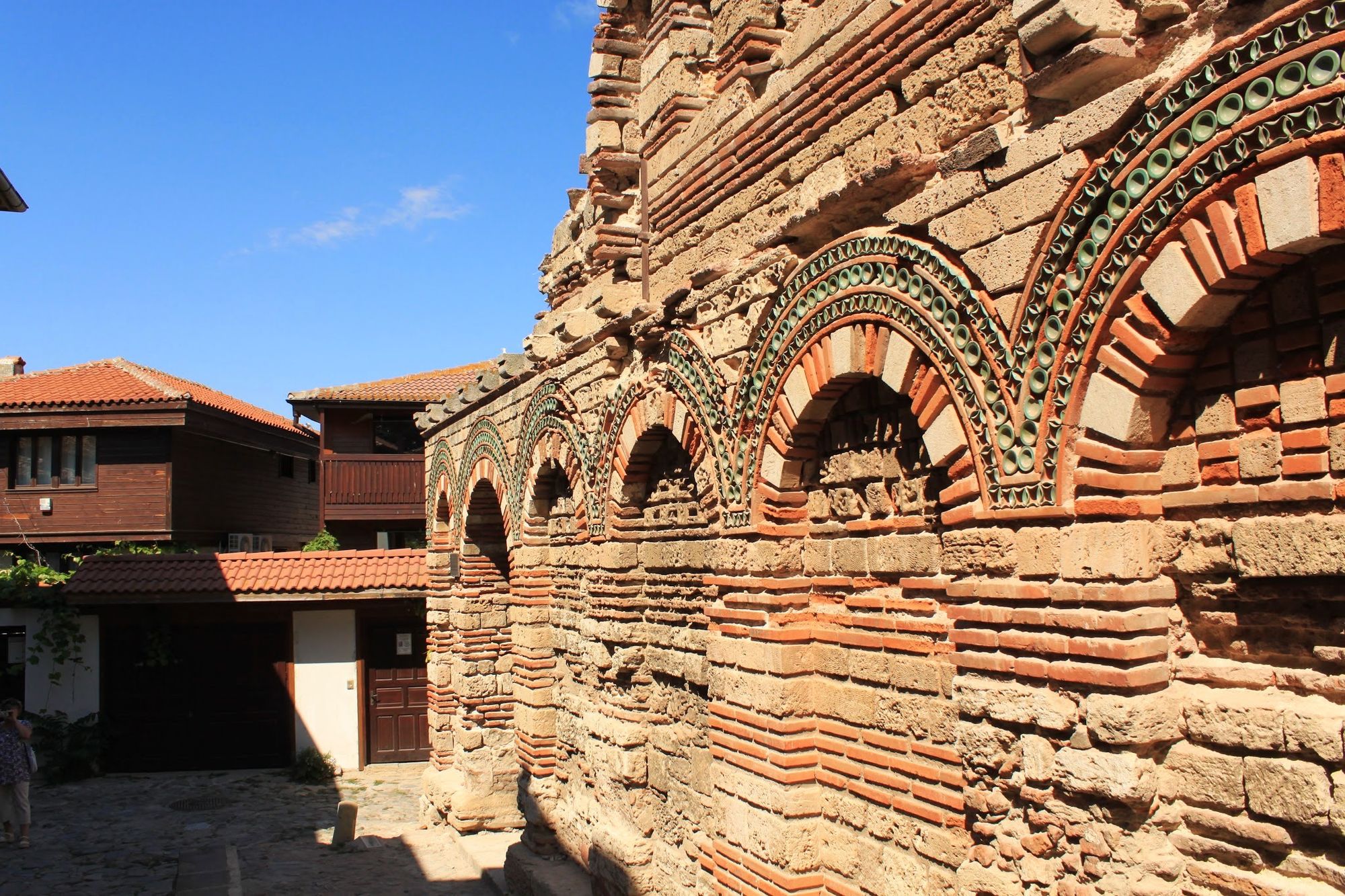 Colorful ornament of outer walls