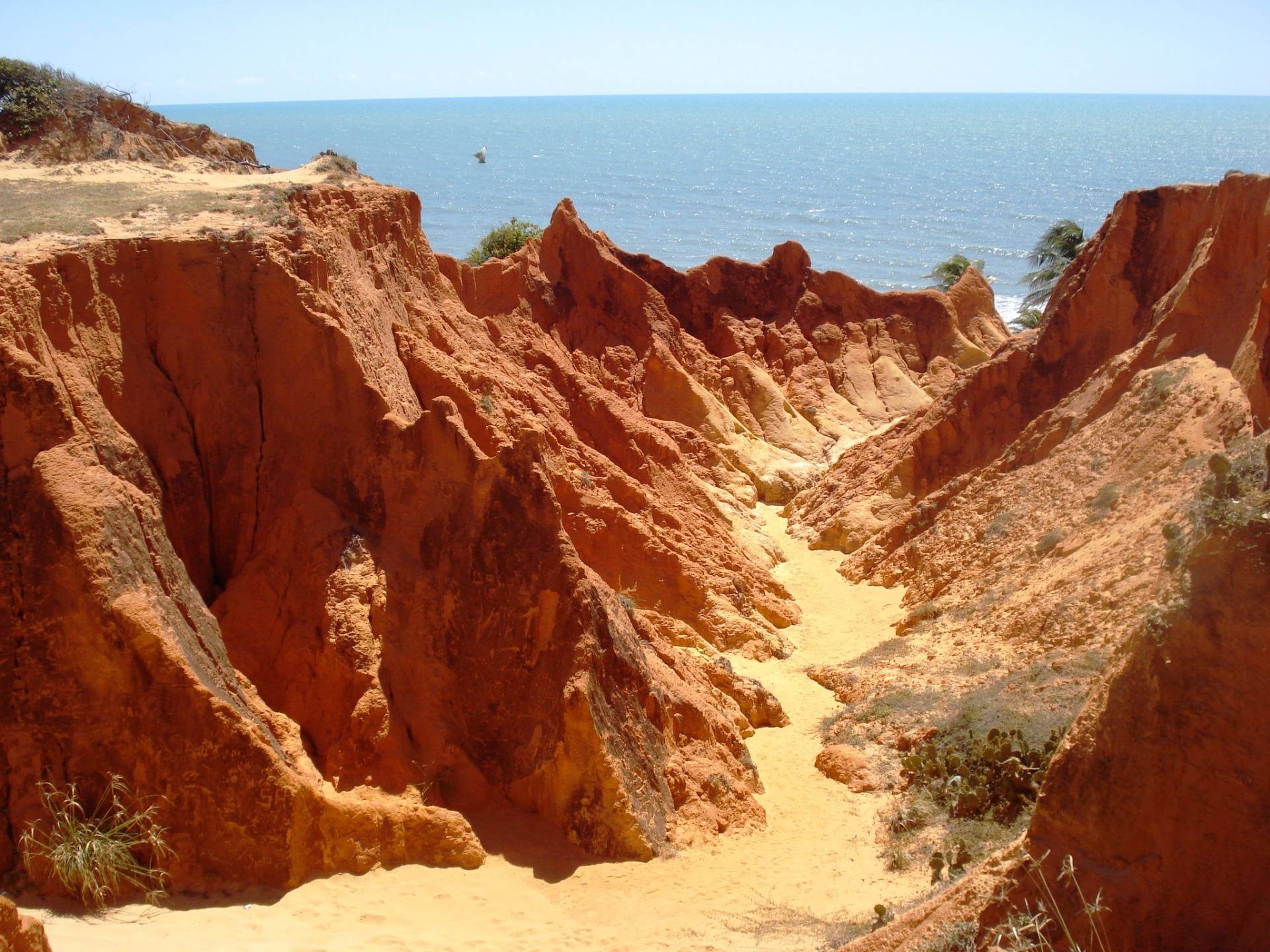Natural Monument of the Cliffs, in Morro Branco