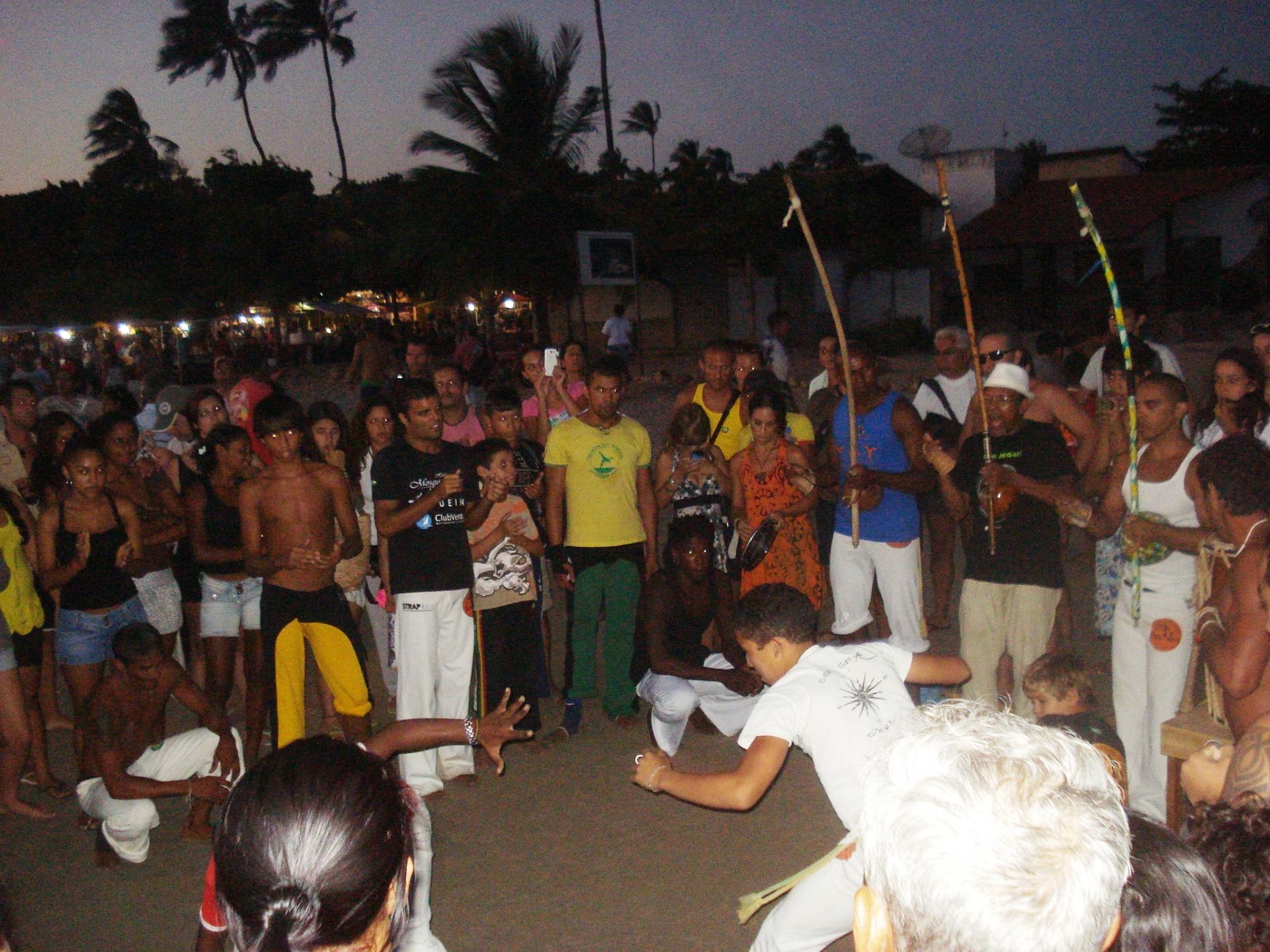 Capoeira on the beach