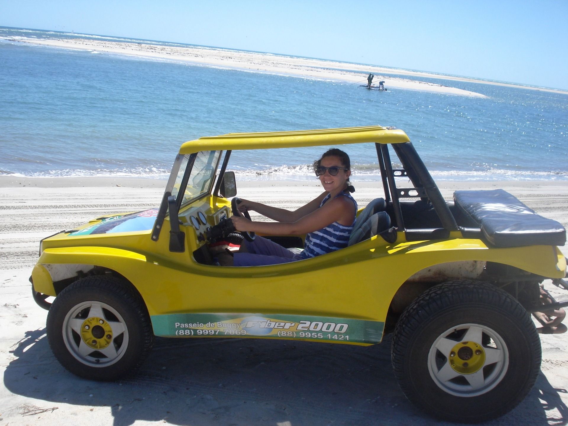 In a fun buggy!