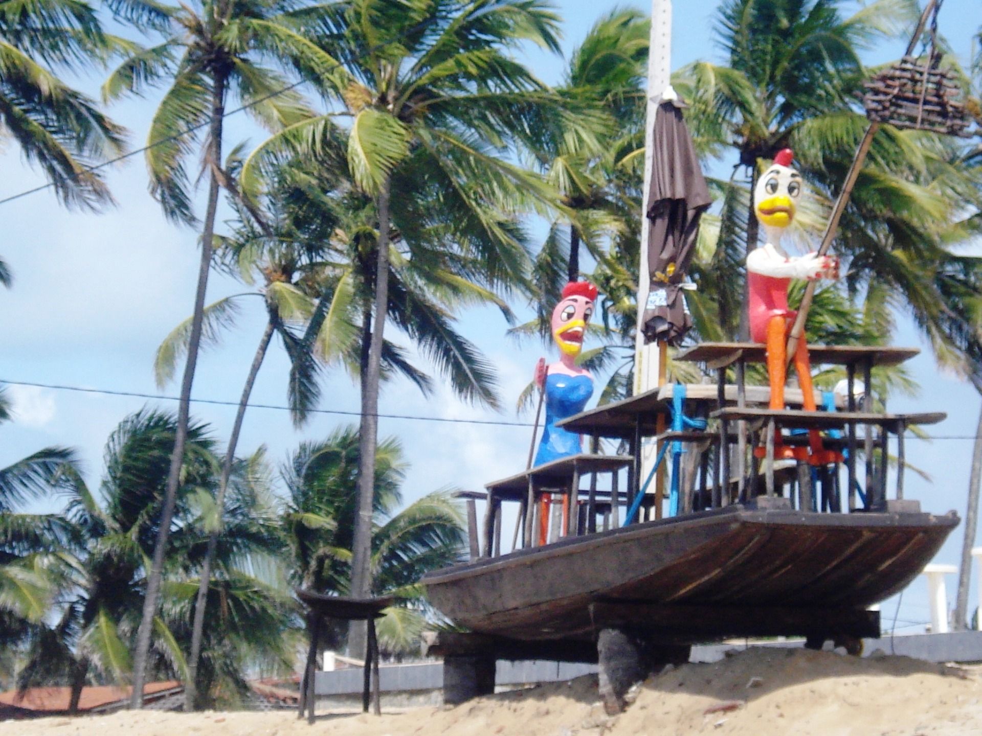 A Brazilian port full of chickens