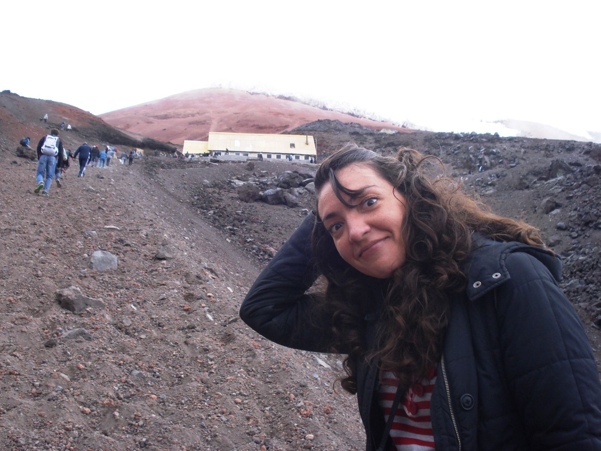 In the Cotopaxi volcano / En el volcán Cotopaxi