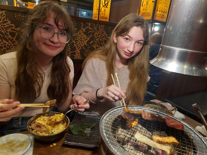 A small restaurant in a narrow street in Shinjuku