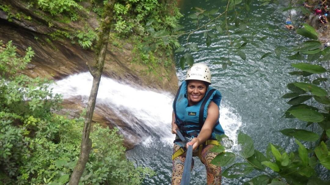 Cayoning in Pozo Azul 