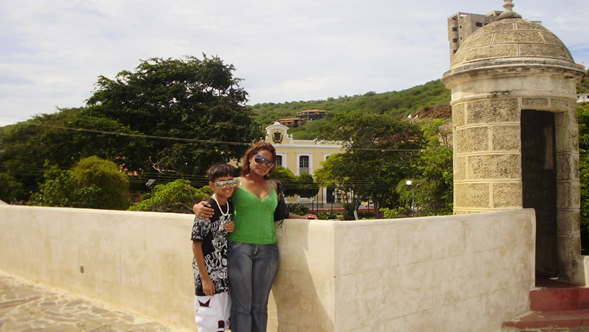 With my traveling companion - Con mi compañero de viaje