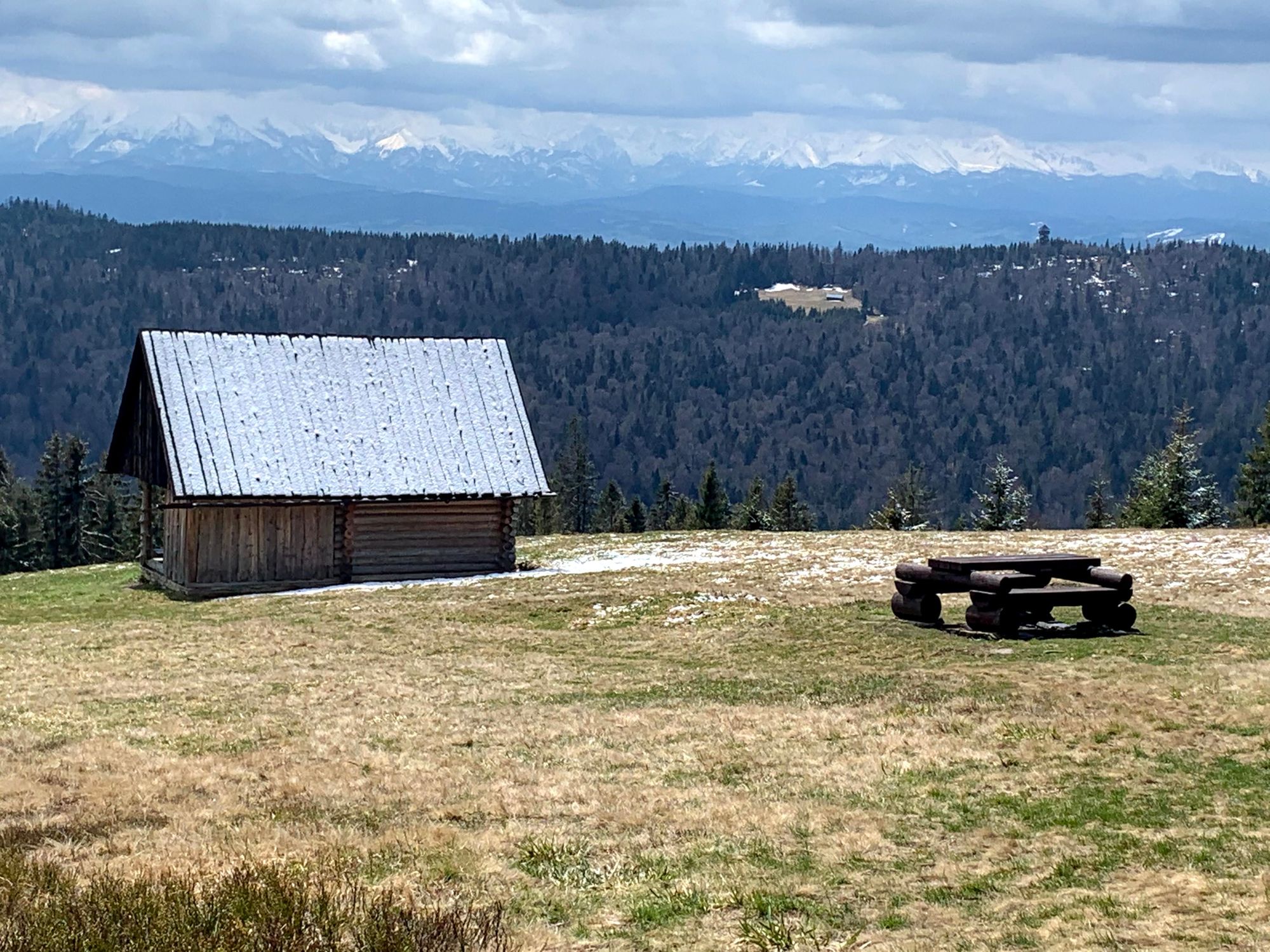 Widok z Polany pod Przysłopem