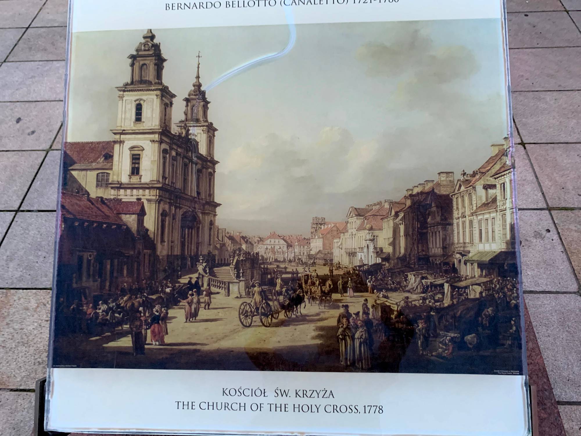 Krakowskie Przedmieście wg Bernardo Belotto aka Canaletto