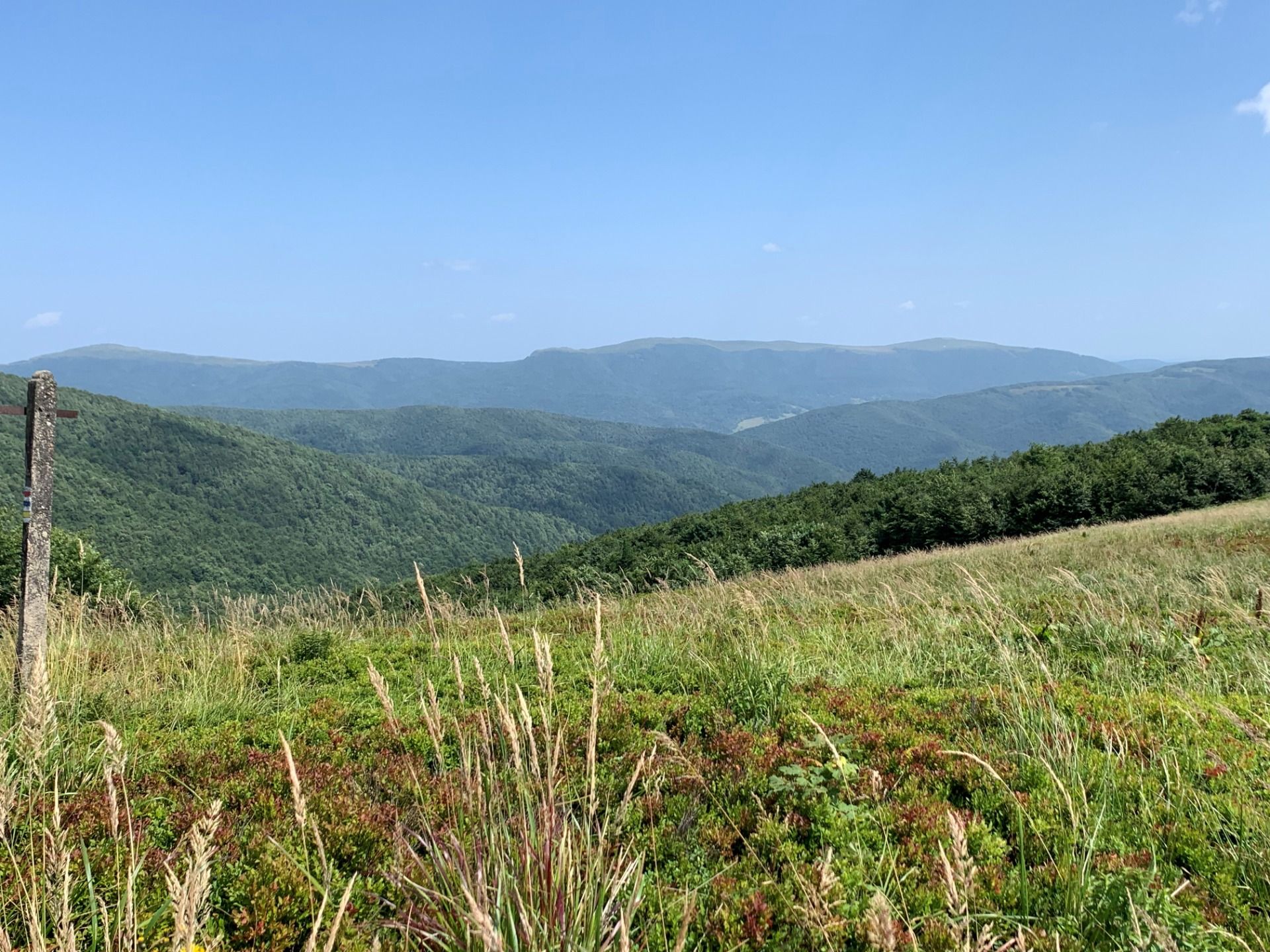 Widok z okolic Rabiej Skały (Słowacja)