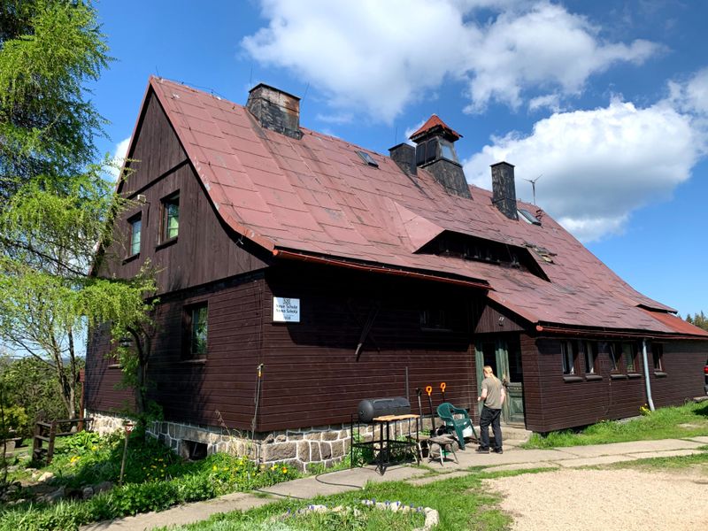 Zaginiona osada Gross Iser, Chatka Górzystów, Wysoka Kopa i raj dla rowerzystów - Góry Izerskie.