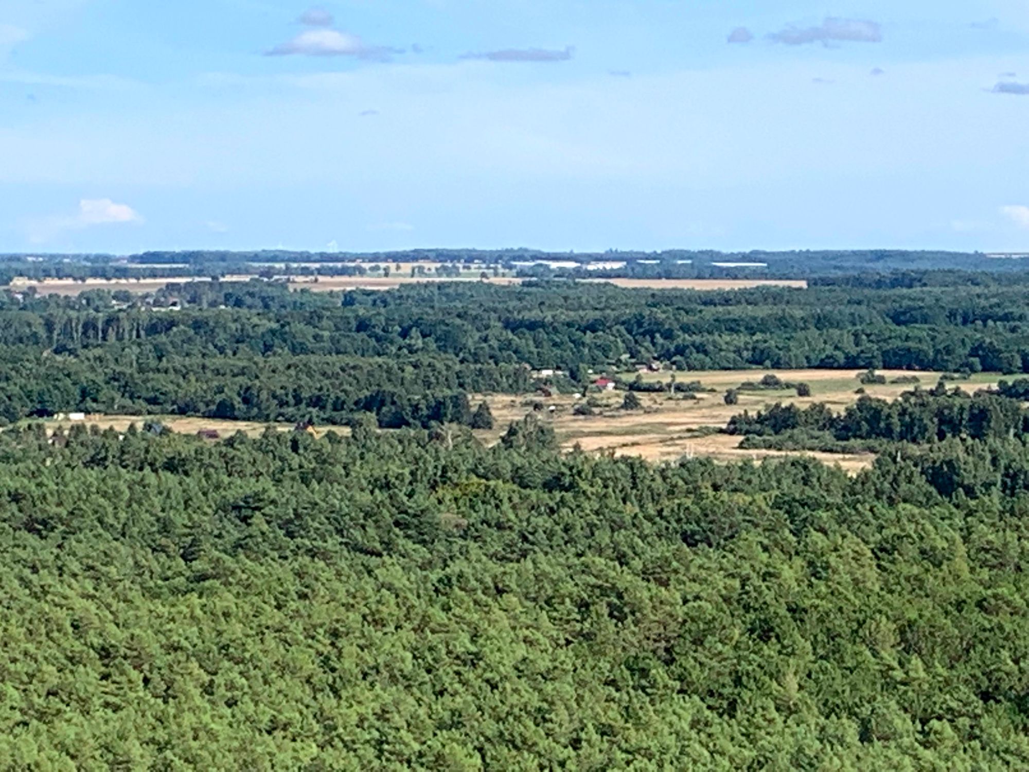 Widok z latarni Stilo na południe