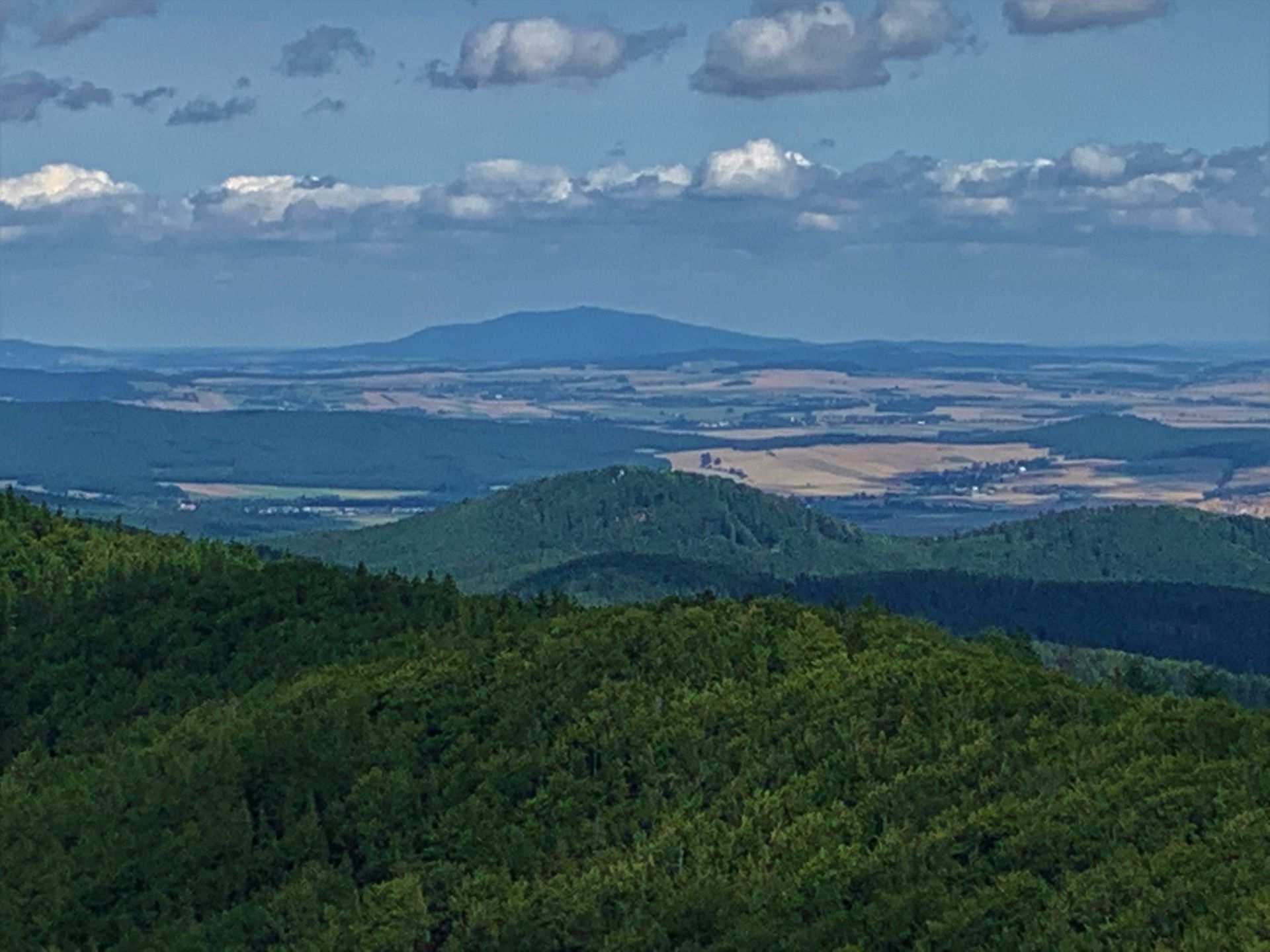 Widok z Kłodzkiej Góry - Ślęża