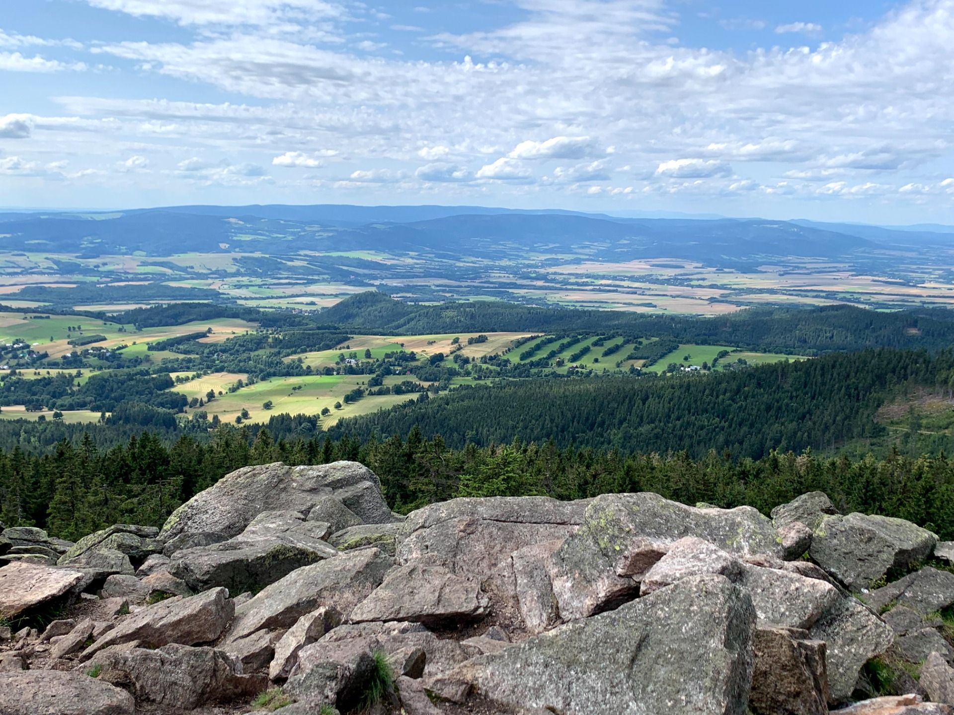 Widok z Trójmorskiego Wierchu