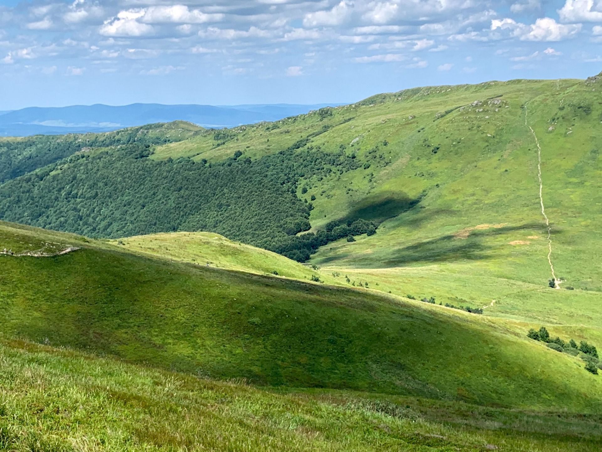 Lipiec 2021 na szlakach. Beskid Śląski i Bieszczady (oraz Góry Sanocko-Turczańskie).