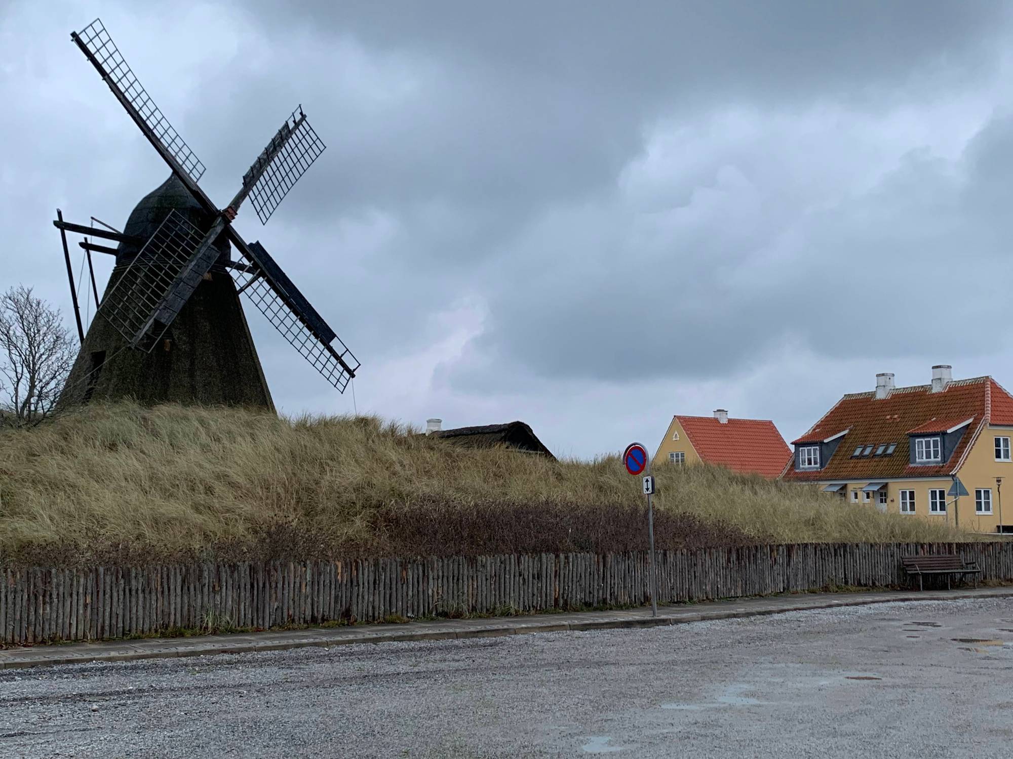 Old windmill in Skagen