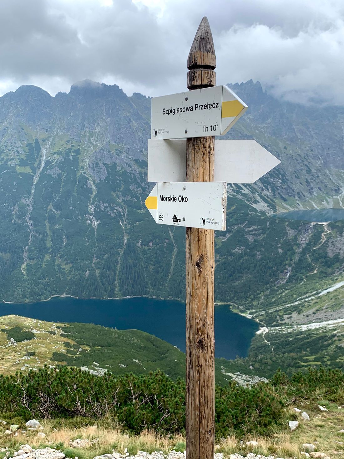 Widok na Morskie Oko