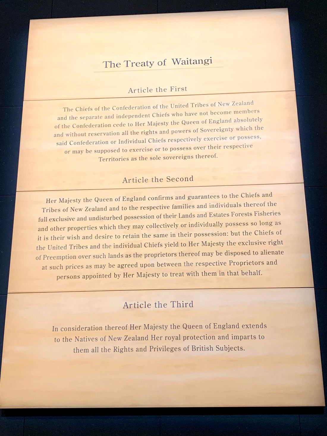 Treaty of Waitangi