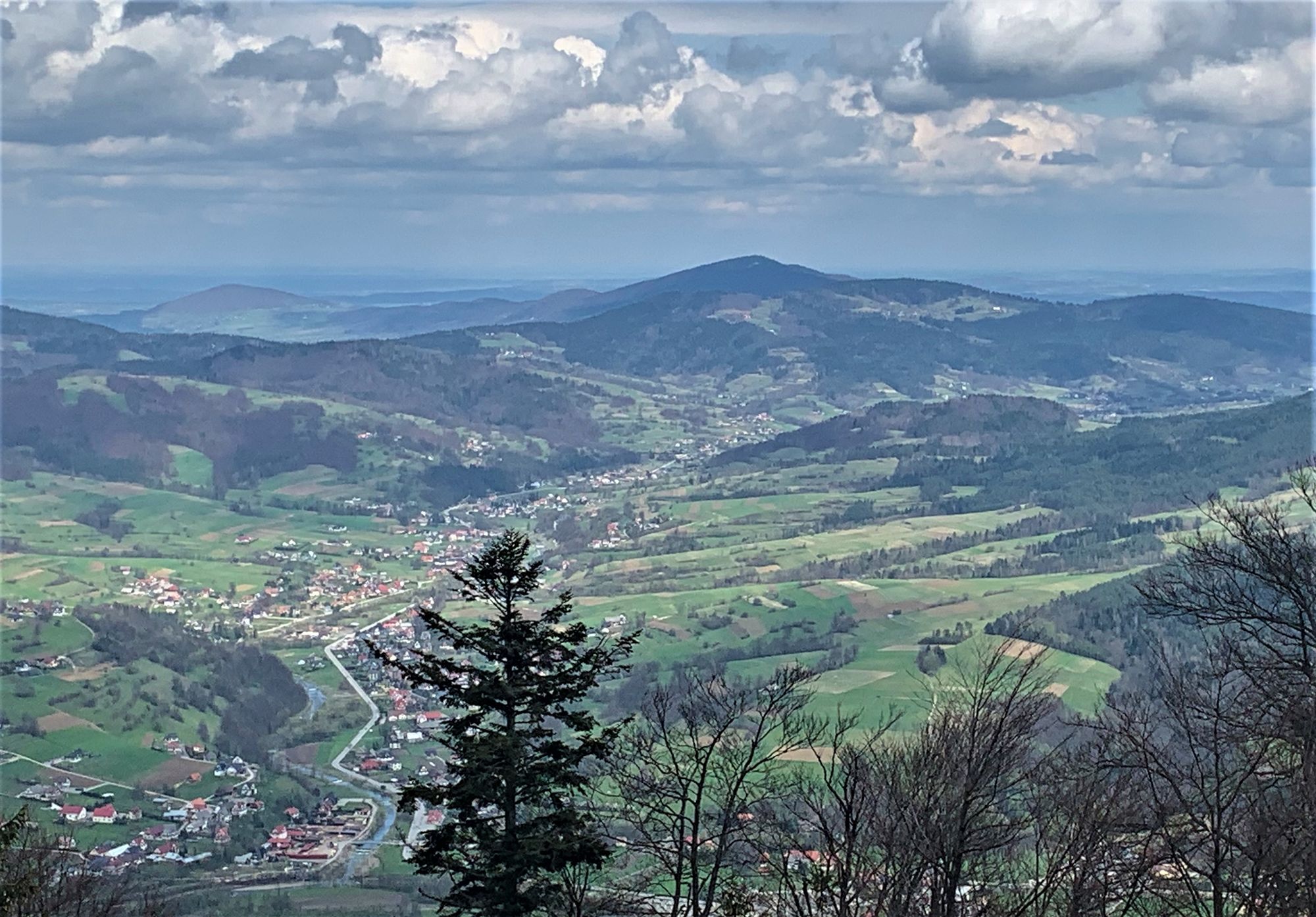 Widok ze szczytu Szczebla