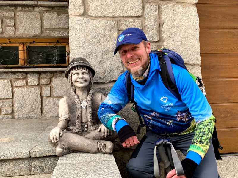 Kwiecień 2021 na szlakach. Wielka Racza, Gorce i Tour de Beskid Wyspowy.
