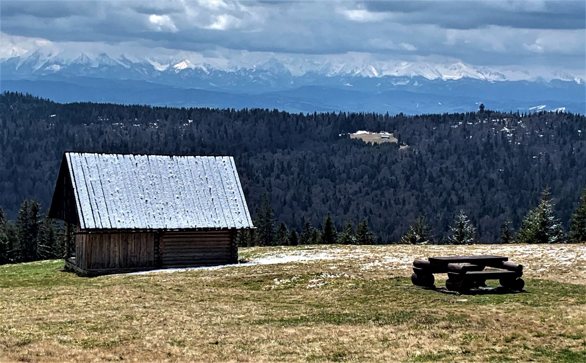 Widok z polany pod Przysłopem