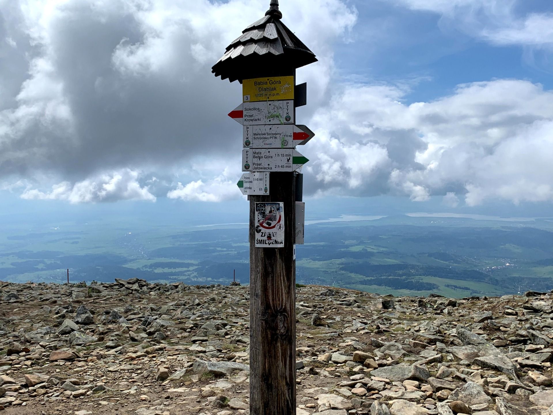 Babia Góra (Diablak), 1725m n.p.m.