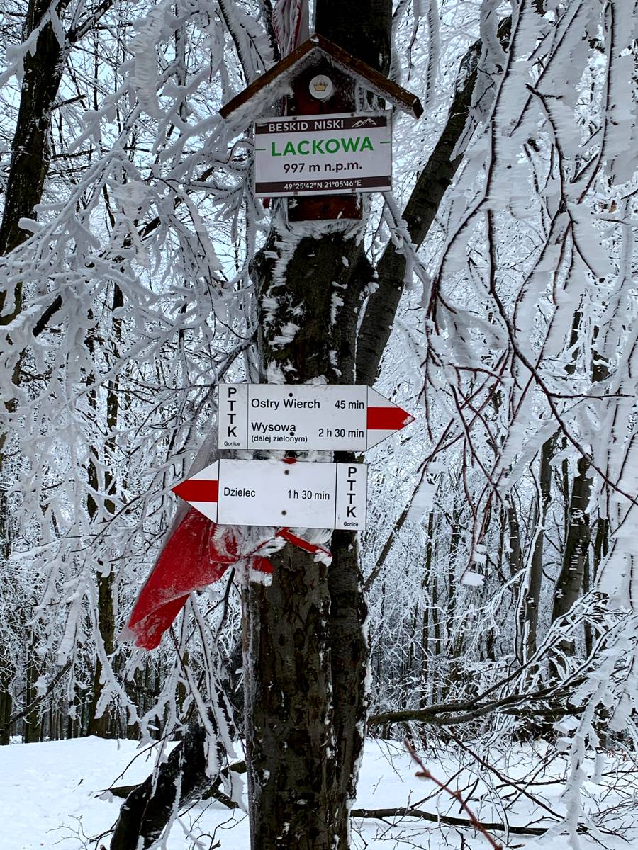 Korona Gór Polski: Lackowa, Beskid Niski