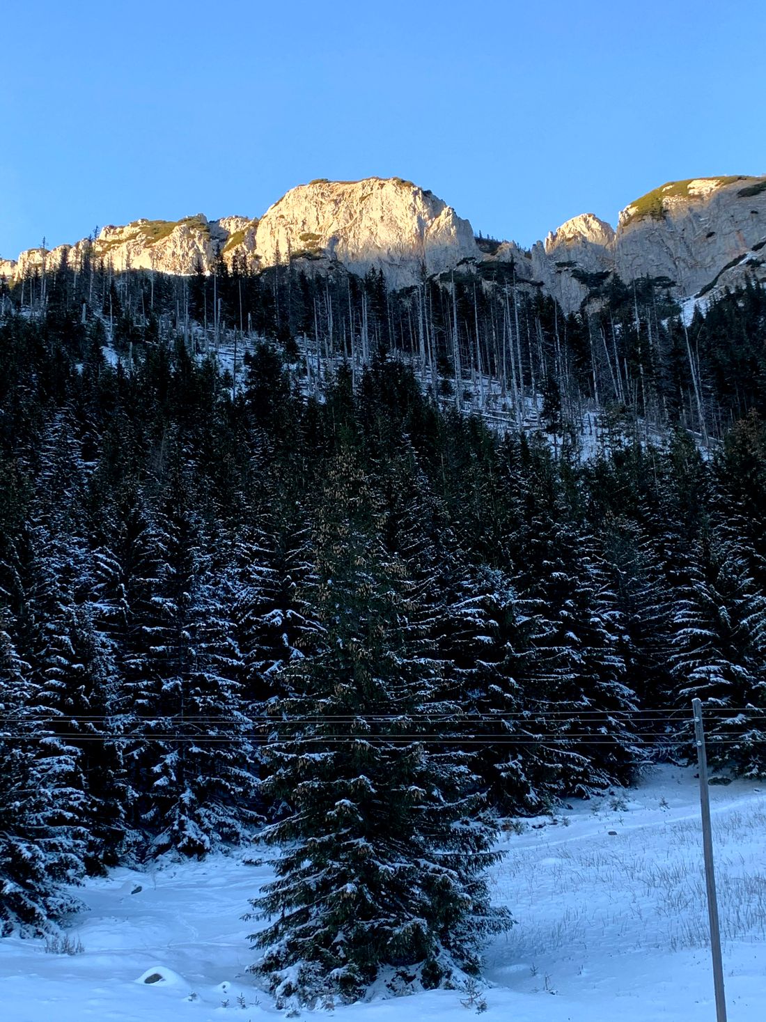 El pico Giewont visto desde ’Hala Kondratowa’