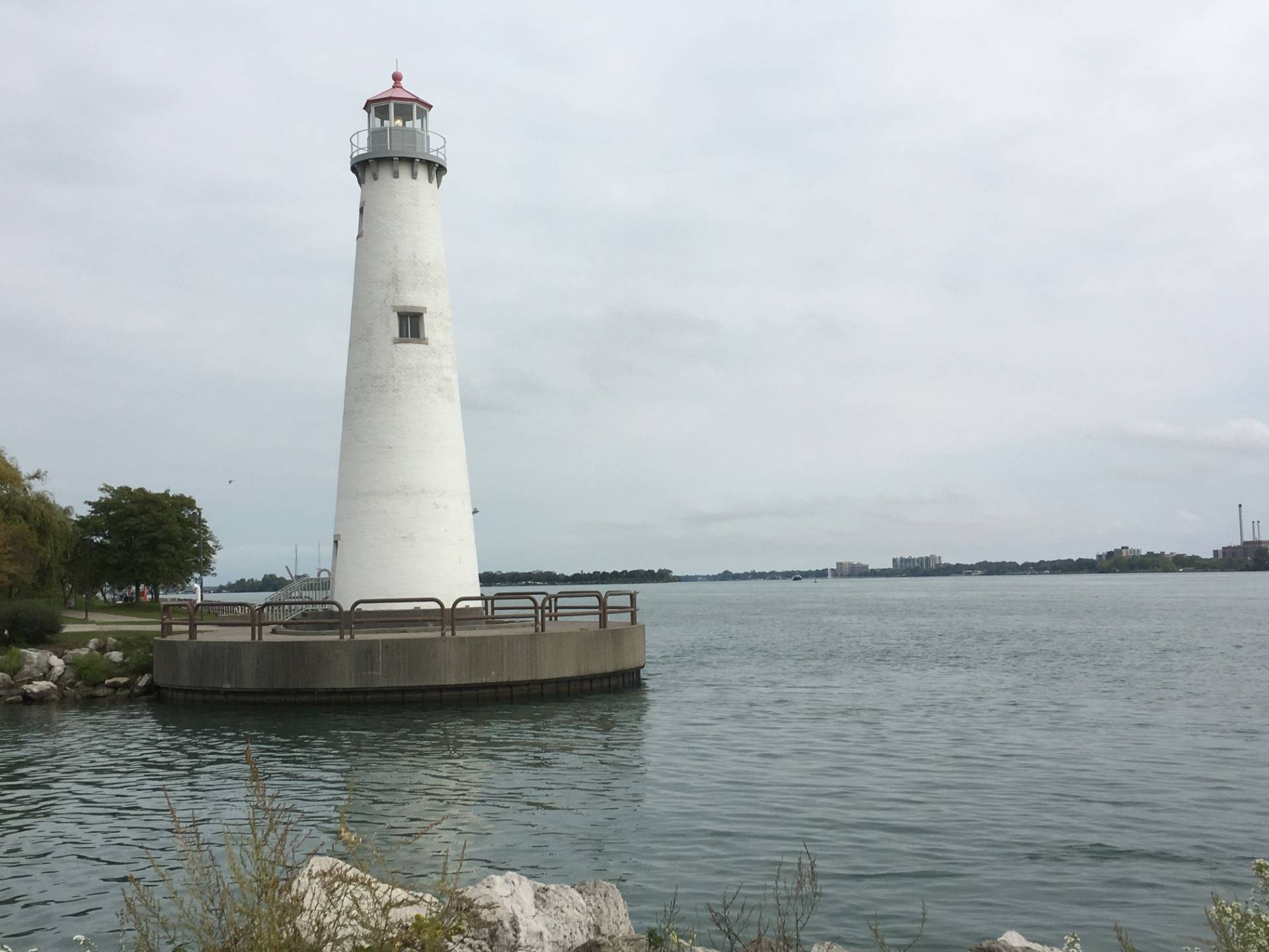 Lighthouse on the Detroit river