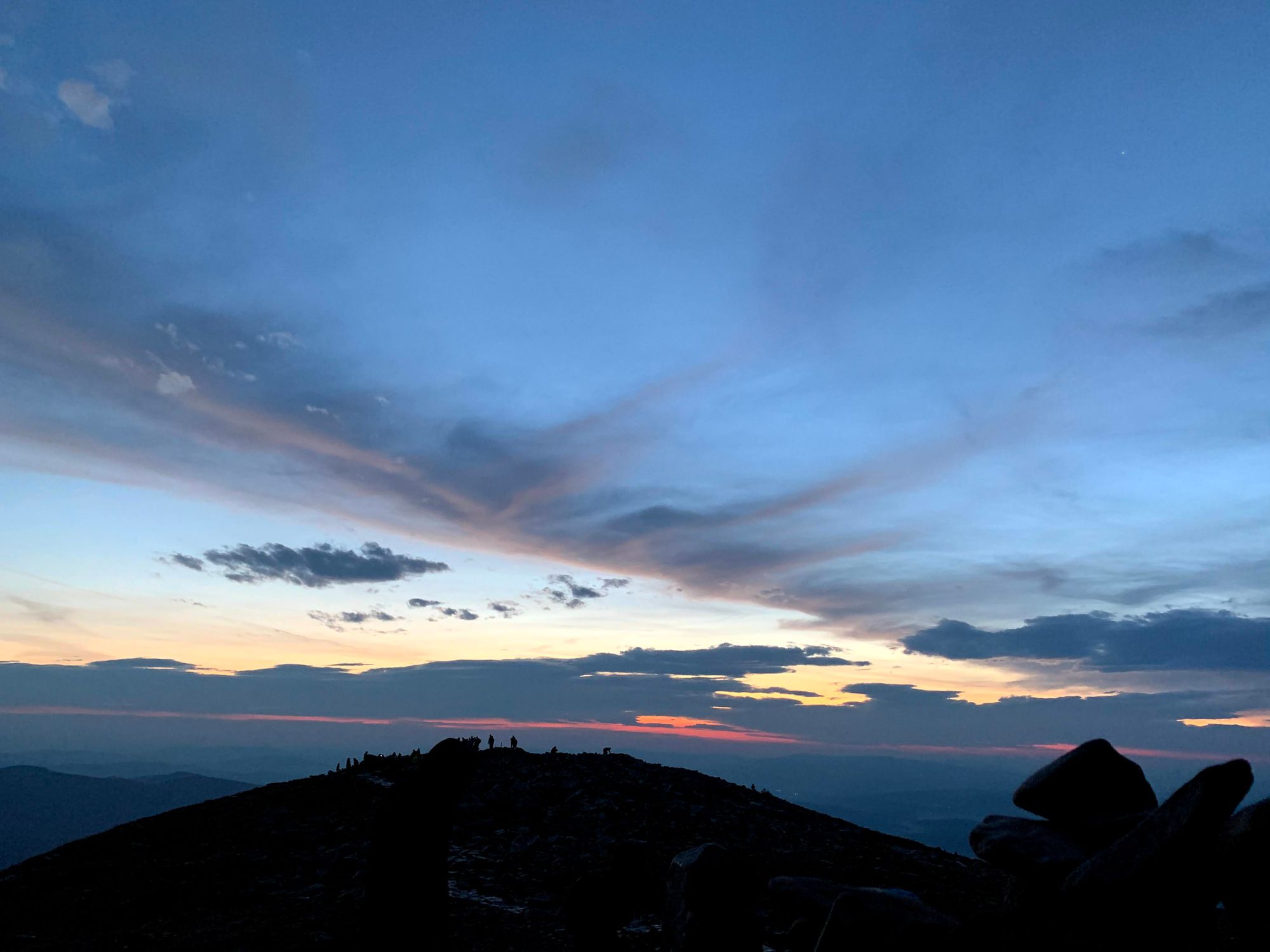 Korona Gór Polski: Babia Góra, Beskid Żywiecki. Wschód słońca i halny