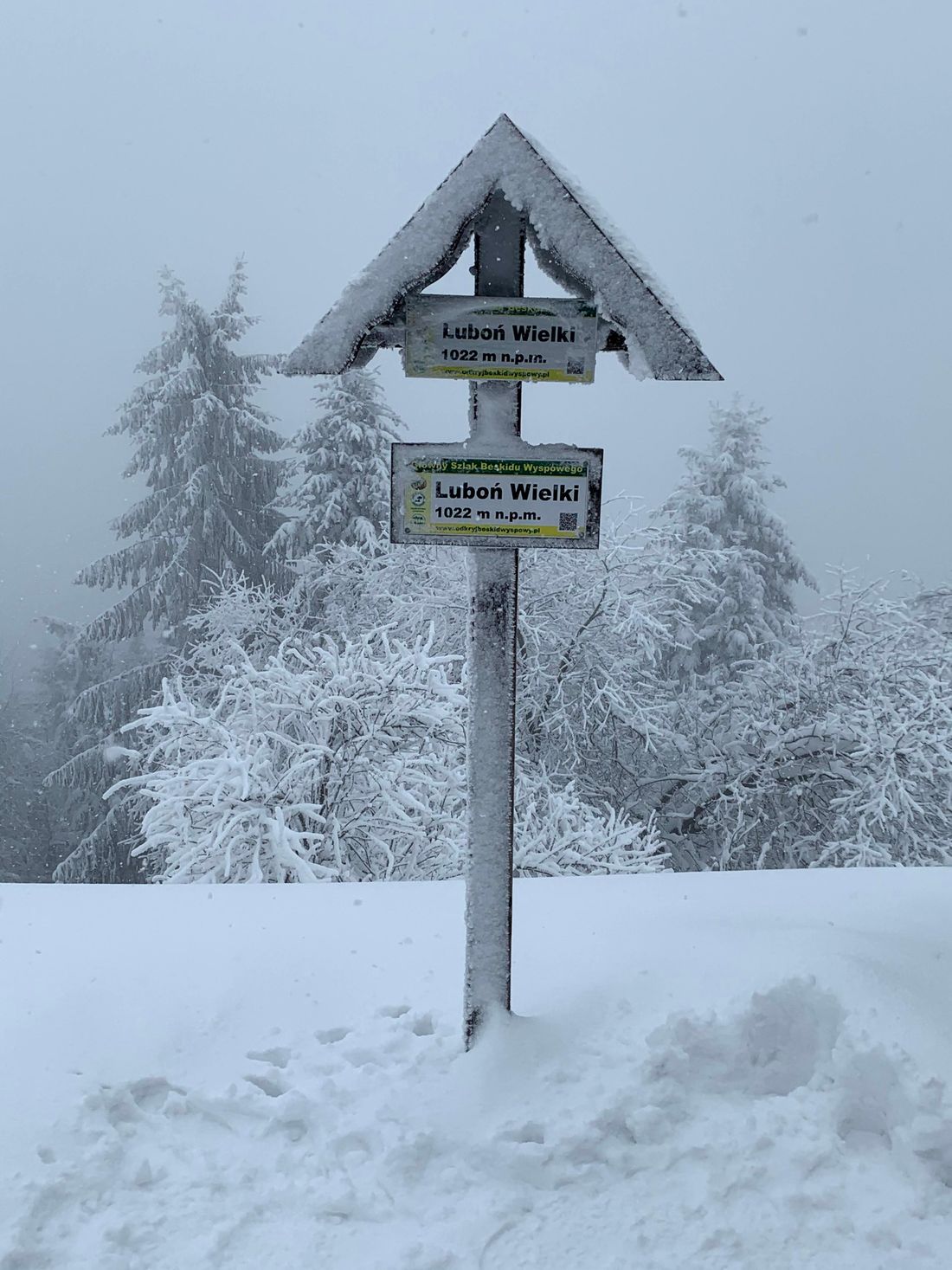 Luboń Wielki, 1022m.