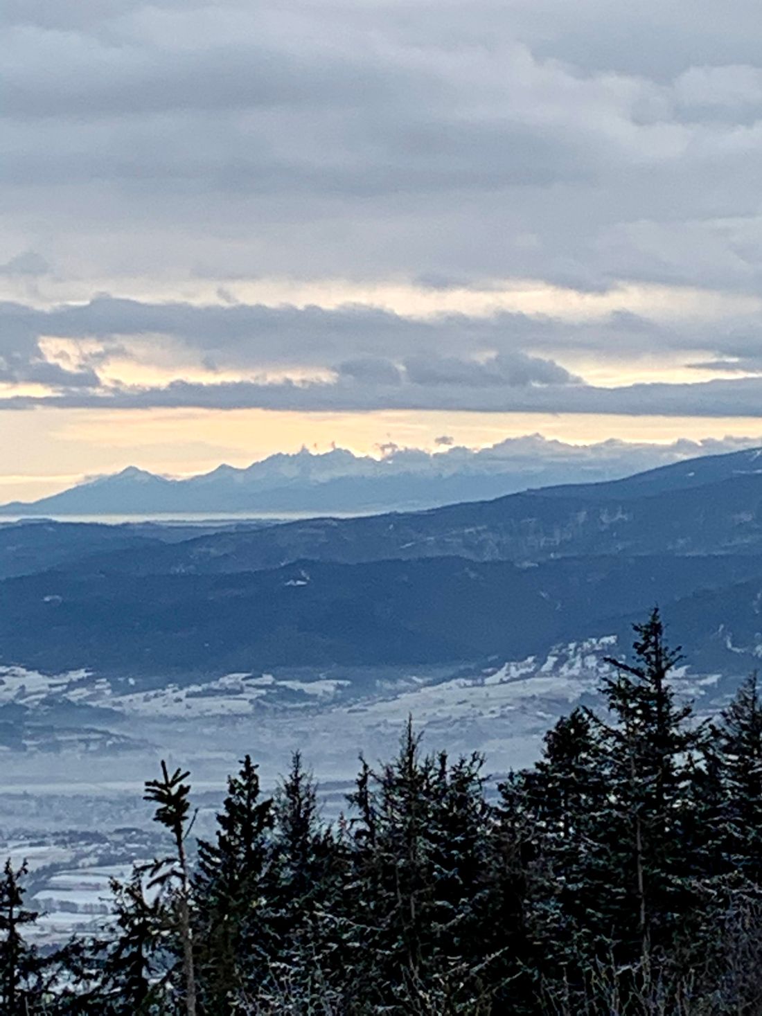 Tatry widziane spod Skrzycznego