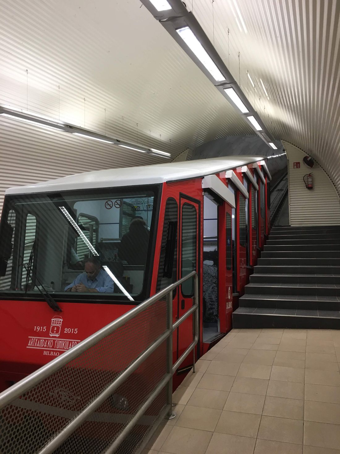 El Funicular de Artxanda - el vehículo