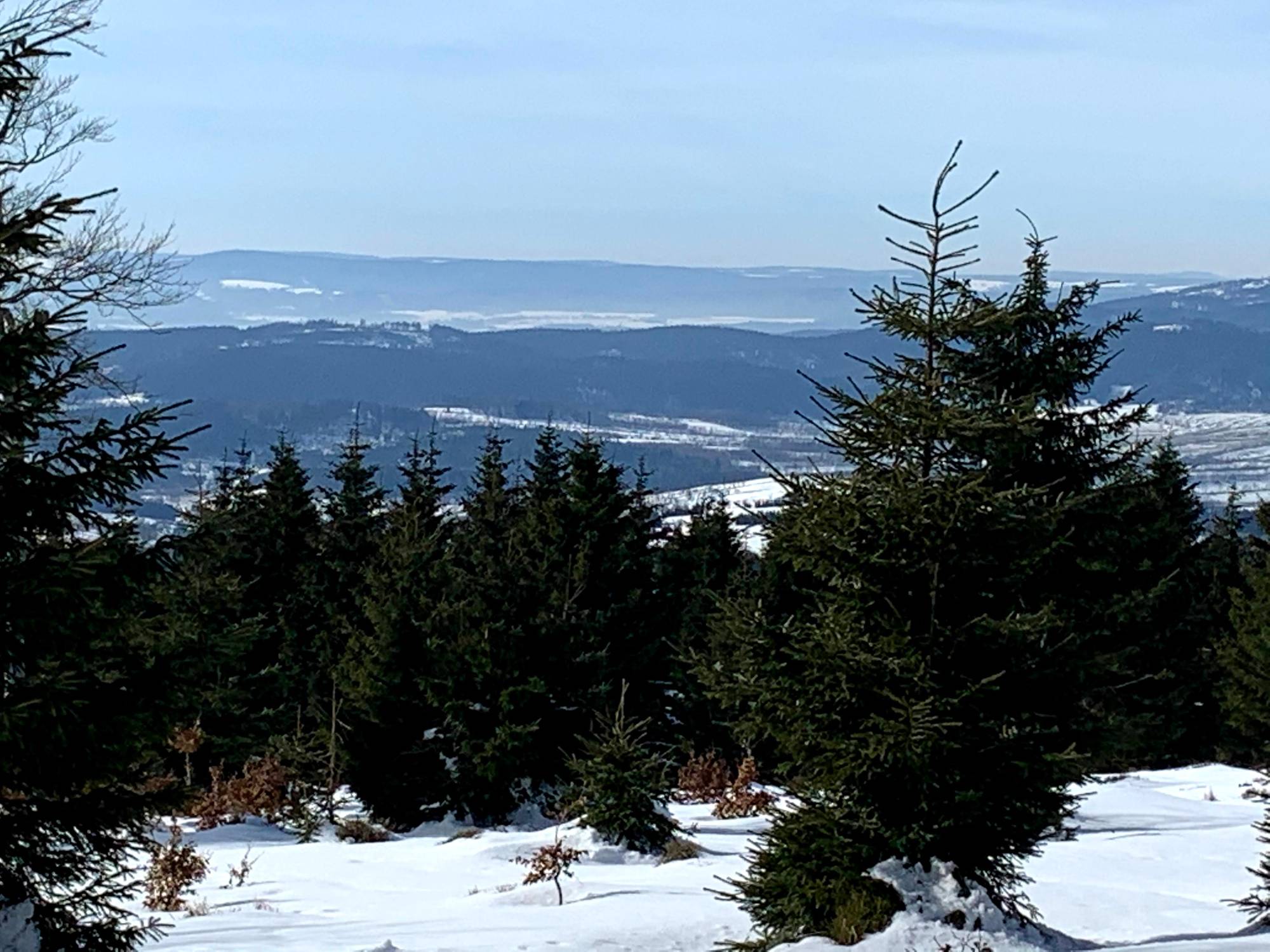 Un paisaje de Montañas del Búho, Polonia / A view from the Owl Mts, Poland