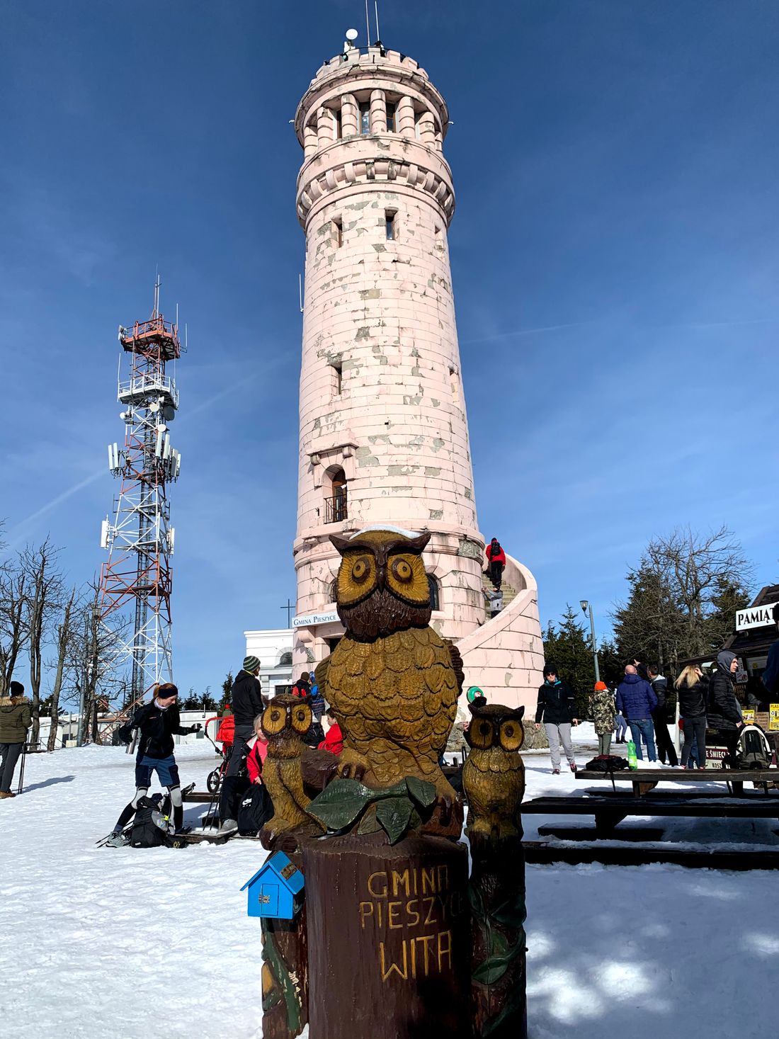 El pico de “el Búho Grande”, Polonia / The summit of the ”Great Owl”, Poland