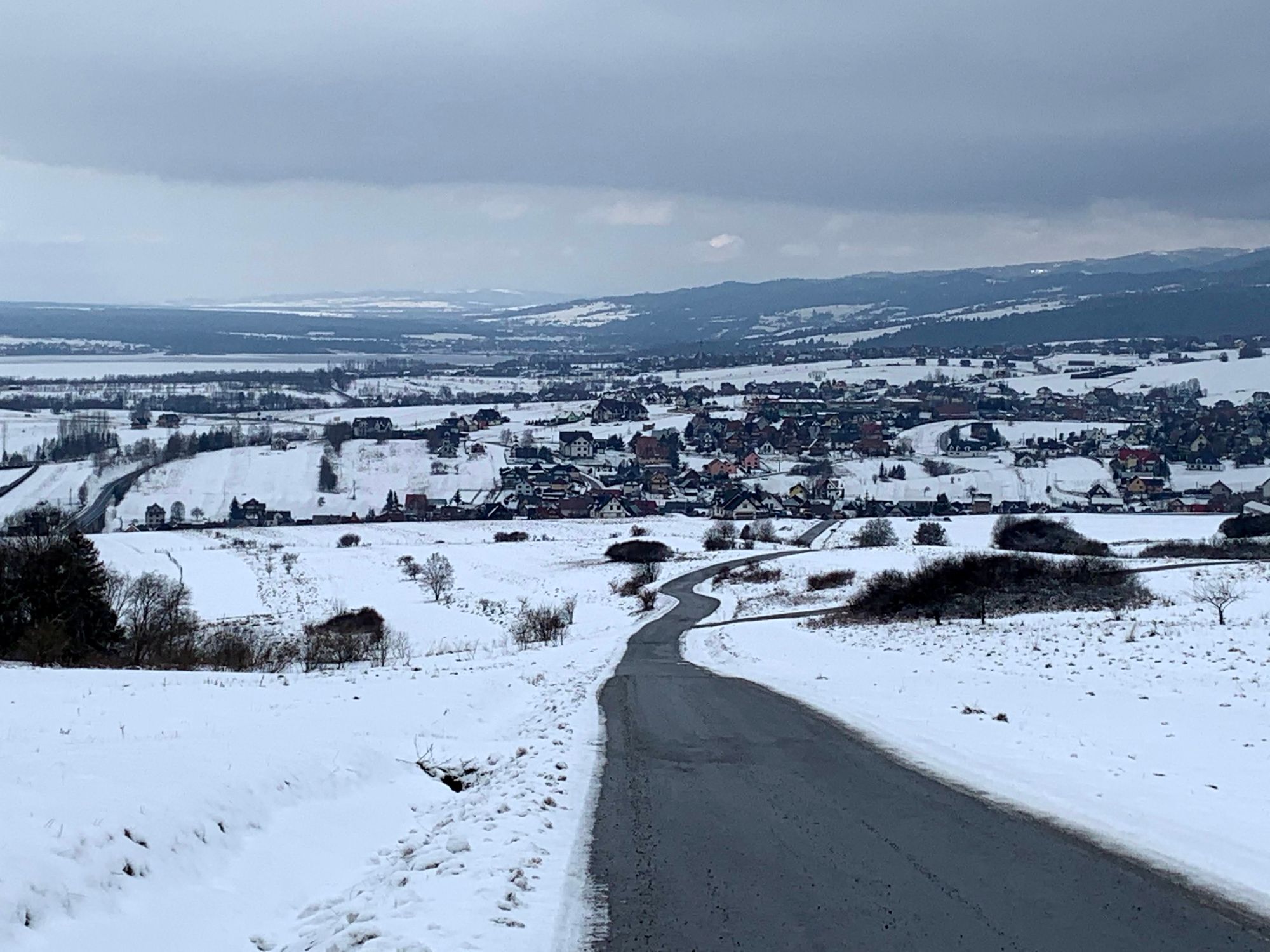 Szlak niebieski, między Czorsztynem a przełęczą Snozka