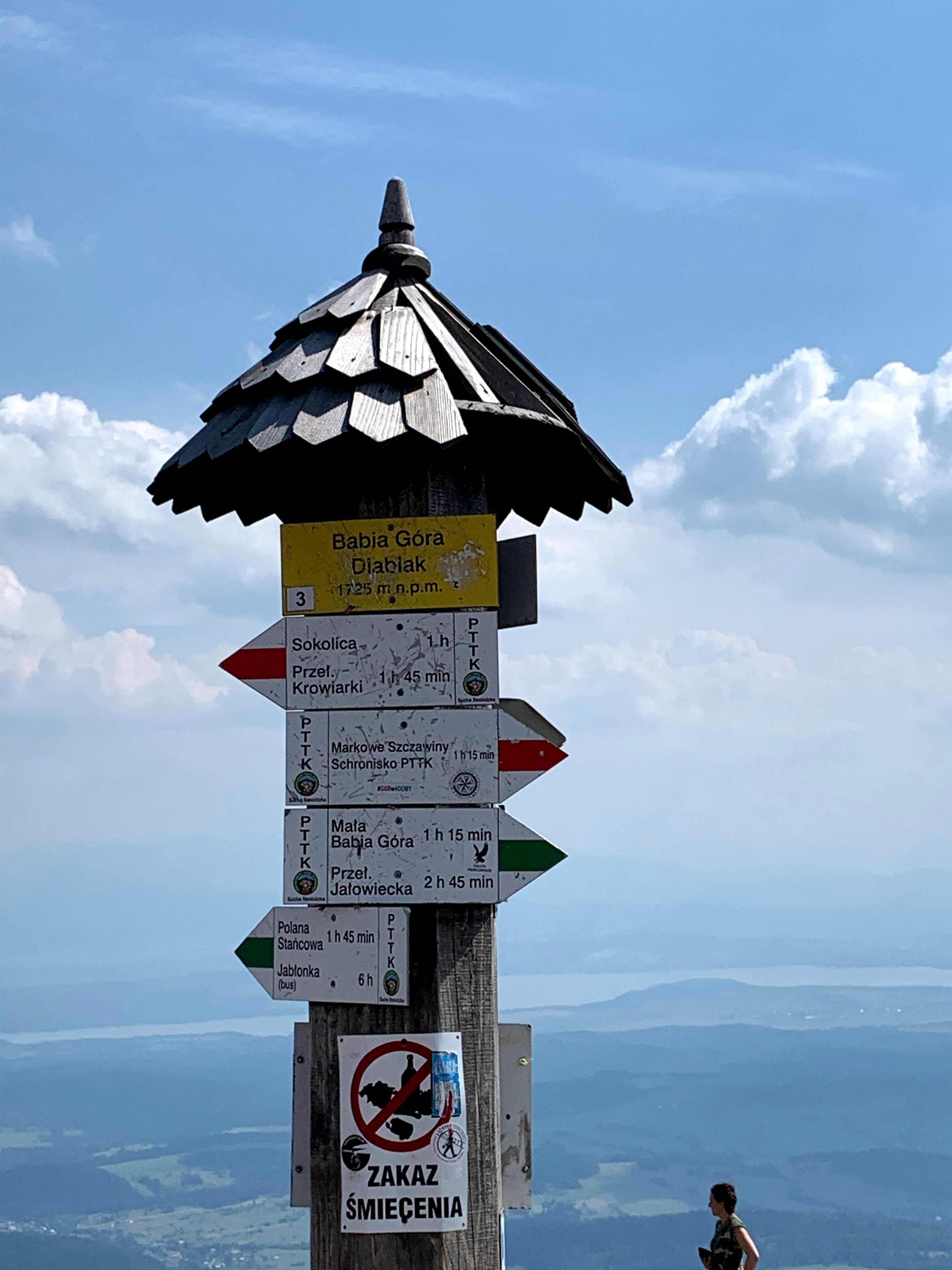 Etap 17: Babia Góra, 1725m n,p.m.